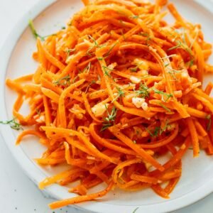 Salade de carottes râpées