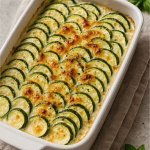 Gratin de courgettes au chèvre